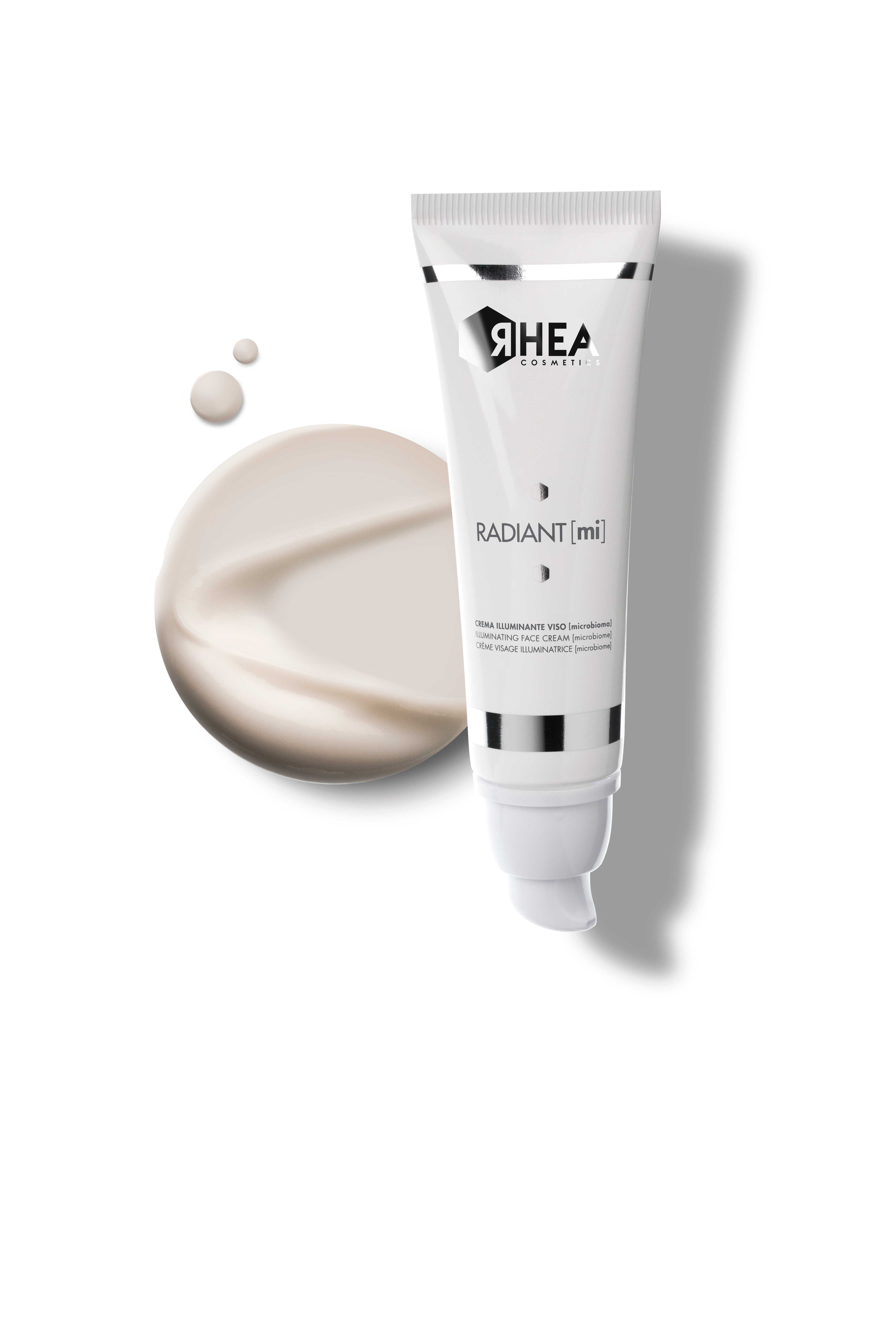 Освітлювальний крем для обличчя з ефектом хайлайтера [mi]crobiome RHEA Cosmetics Radiant mi